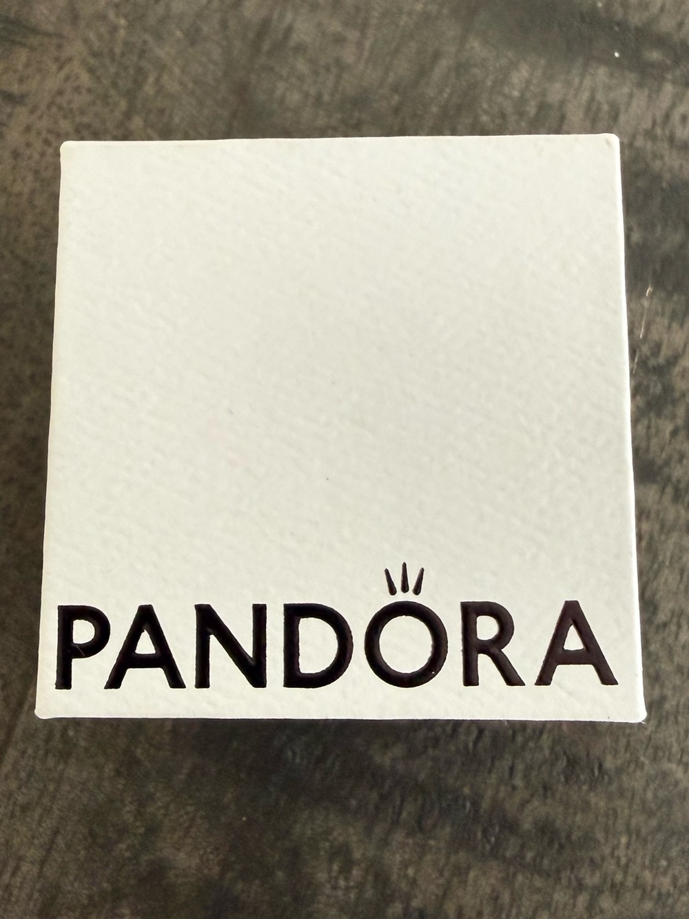 Pandora Pink Box with Gold and Blue Charm Accent
